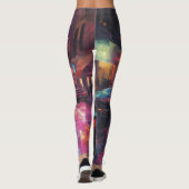 Dynamische Cityscape Racing Leggings (Achterkant)