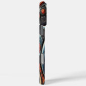 Dynamische Dolfijn Art Piece Case-Mate iPhone Case (Achterkant / Rechts)
