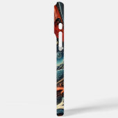 Dynamische Dolfijn Art Piece Case-Mate iPhone Case (Achterkant / Links)