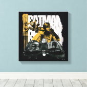 Dynamische Duo Scrapbook-foto Canvas Afdruk (Insitu (Houten vloer))