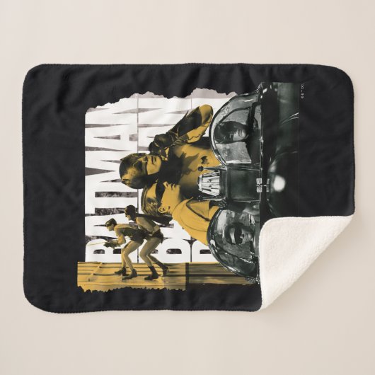 Dynamische Duo Scrapbook-foto Sherpa Deken (Voorkant (horizontaal))