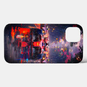Dynamische F1-raceauto Rainy City Case-Mate iPhone Case (Achterkant (horizontaal))