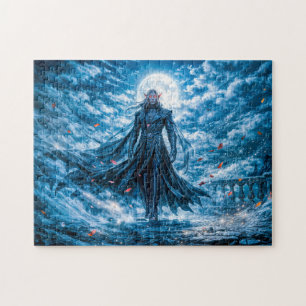 Dynamische Fantasy Vampier in Dramatische Nachteli Legpuzzel