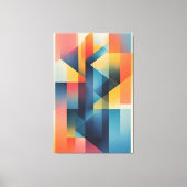 Dynamische Geometrie Canvas Afdruk (Voorkant)