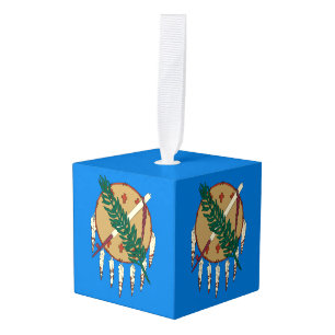 Dynamische grafische afbeelding van de vlag van Ok Ornament