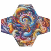 dynamische kleurvortex voetbal (Enkel)