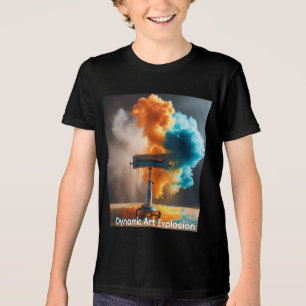 Dynamische Kunstexplosie, Hoge-Snelheid Surrealist Tri-Blend Shirt
