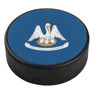 Dynamische Louisiana de Grafische Vlag van de Staa Hockey Puck
