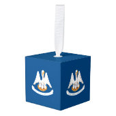 Dynamische Louisiana de Grafische Vlag van de Staa Ornament (Voorkant hoekig)