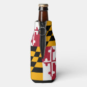 Dynamische maryland State Flag Graphic op a Flesjeskoeler (Fles Achterkant)