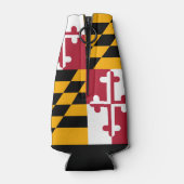 Dynamische maryland State Flag Graphic op a Flesjeskoeler (Achterkant)