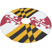 Dynamische maryland State Flag Graphic op a Kerstboom Rok (Gekanteld)