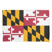 Dynamische maryland State Flag Graphic op a Kussensloop (Voorkant)