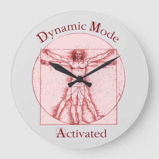 Dynamische modus grote klok (Voorkant)