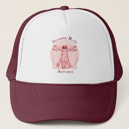 Dynamische modus trucker pet (Voorkant)