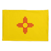 Dynamische Nieuwe Vlag van de Staat Mexico Grafisc Kussensloop (Achterkant)