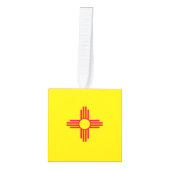 Dynamische Nieuwe Vlag van de Staat Mexico Grafisc Ornament (Voorkant)