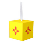 Dynamische Nieuwe Vlag van de Staat Mexico Grafisc Ornament (Achter hoekig)