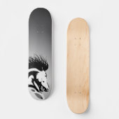 dynamische paardenafbeelding skateboard (Voorkant)