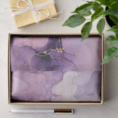 Dynamische Paarse perzik & gouden Waterverf Tissuepapier (Geschenk)