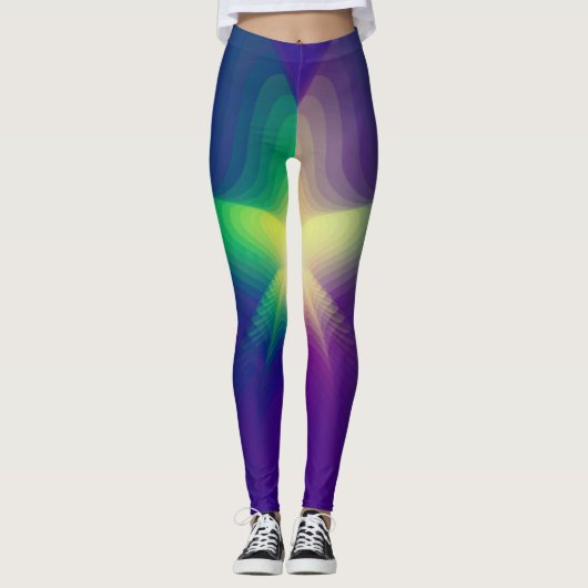 Dynamische Prints Leggings (Voorkant)