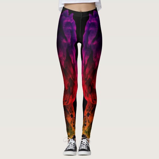 Dynamische Prints Leggings (Voorkant)