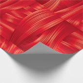 Dynamische rode spiertextuur Abstract Cadeaupapier
