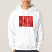Dynamische rode spiertextuur Abstract Hoodie (Voorkant)