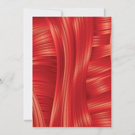 Dynamische rode spiertextuur Abstract Kaart (Voorkant)