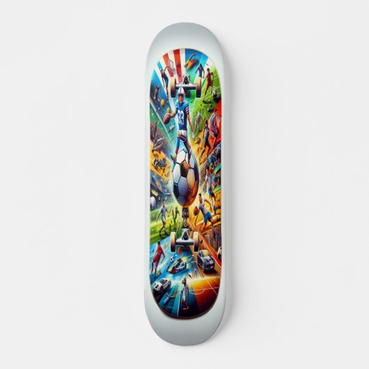 Dynamische sportarena skateboard (Voorkant)