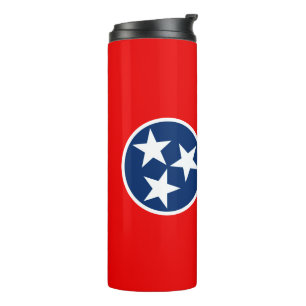 Dynamische Tennessee State Flag Graphic op a Thermosbeker