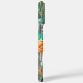 Dynamische Tropen-Woge Case-Mate iPhone Case (Achterkant / Rechts)