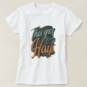 Dynamische Typografie T-shirts (Design voorkant)