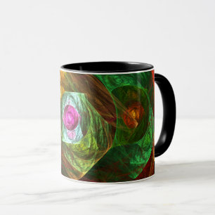 Dynamische verbindingen Abstracte koffie-Mok Mok