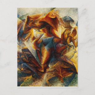 Dynamisme van een voetbalspeler van Umberto Boccio Briefkaart