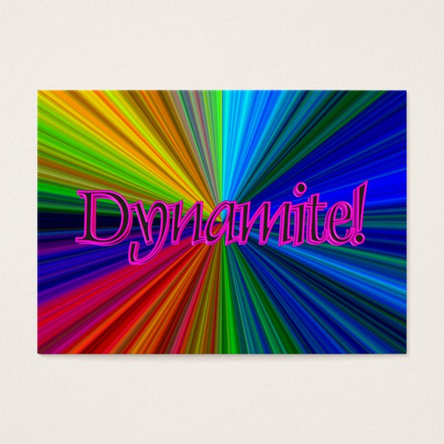 Dynamite ACEO Trading Kaart (Voorkant)
