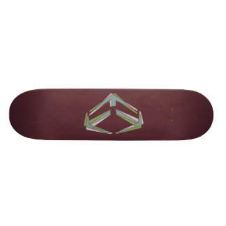 Dynamo Red Skateboard
