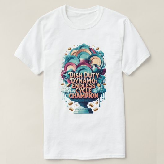 Dynamo T-Shirt de Corvée de Vaisselle, Champion du (Design devant)