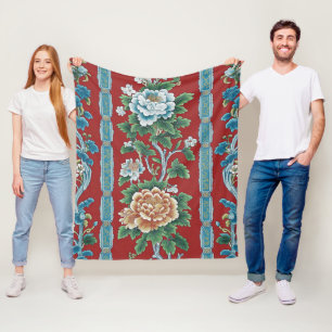 dynastieke tuin fleece deken
