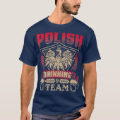 Dyngus Dag Poolse Beer Polen Pride Falcon Eagle T-shirt (Voorkant)