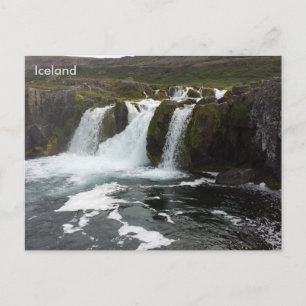 Dynjandi (Fjallfoss), Westfjords, IJsland Briefkaart
