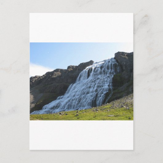 Dynjandifoss Briefkaart (Voorkant)