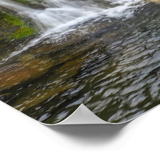 Dynjandifoss, IJsland, Wall Poster (Hoek)