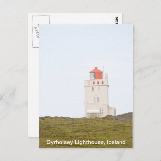 Dyrholaey vuurtoren IJsland Briefkaart (Voorkant / Achterkant)