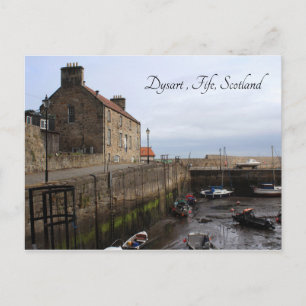Dysart Harbour, Fife Coast, Schotland Briefkaart