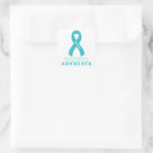 Dysautonomia Advocate White Square Sticker (Tas)