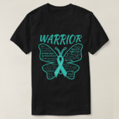 Dysautonomia Awareness POTS HyperPOTS NCS Warrior T-shirt (Design voorkant)