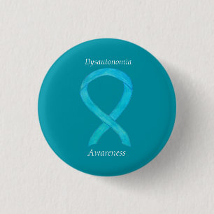 Dysautonomia Awareness Ribbon Angel Button Pins