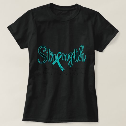 Dysautonomia Bewustheid Maand POTS Sterkte T-shirt (Design voorkant)