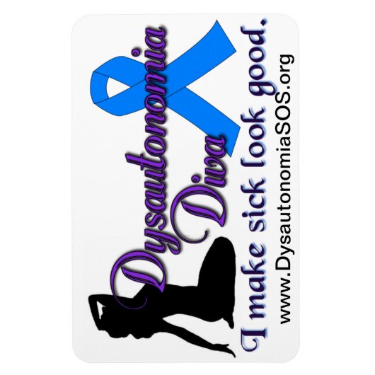 Dysautonomia Diva Magnet (Vertical)